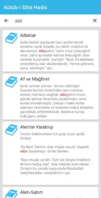 Kütüb-i Sitte android App screenshot 4